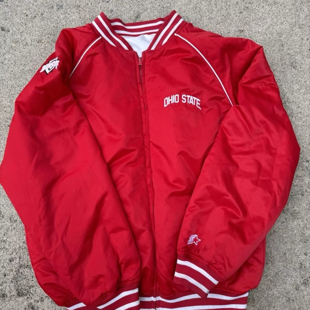 Vintage The Ohio State Reversible Starter Jacket 3xl - Picture 2 of 3